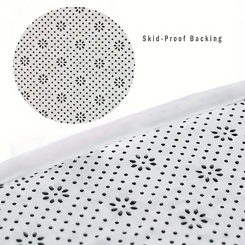 Tapis de sol de salle de bain en peluche épaisse antidérapante