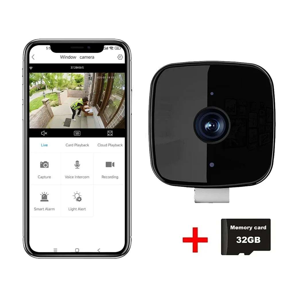 La caméra pour fenêtre intelligente pour votre maison