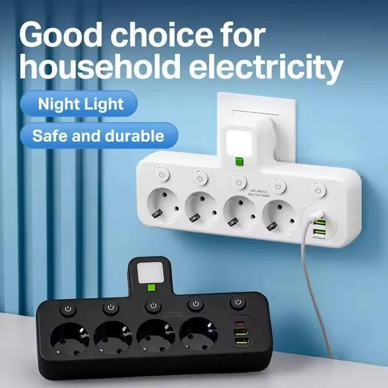 Multiprise intelligente avec ports USB