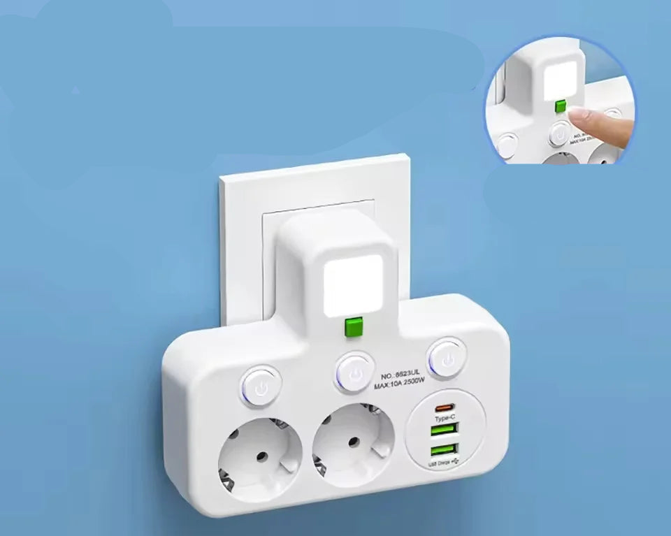 Multiprise intelligente avec ports USB