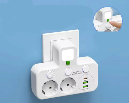 Multiprise intelligente avec ports USB