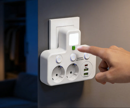 Multiprise intelligente avec ports USB
